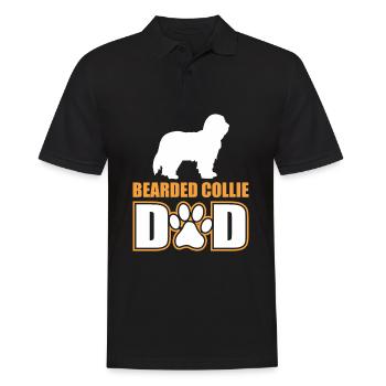 Bearded Collie Dad - Polo Homme - noir - Devant - Kai (181cm)