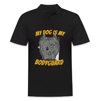 American Bully Pitbull - Men's Polo Shirt - black - Front - Kai (181cm)