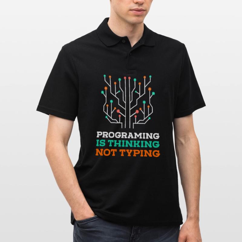 Programmierer Coder Nerd Männer Poloshirt