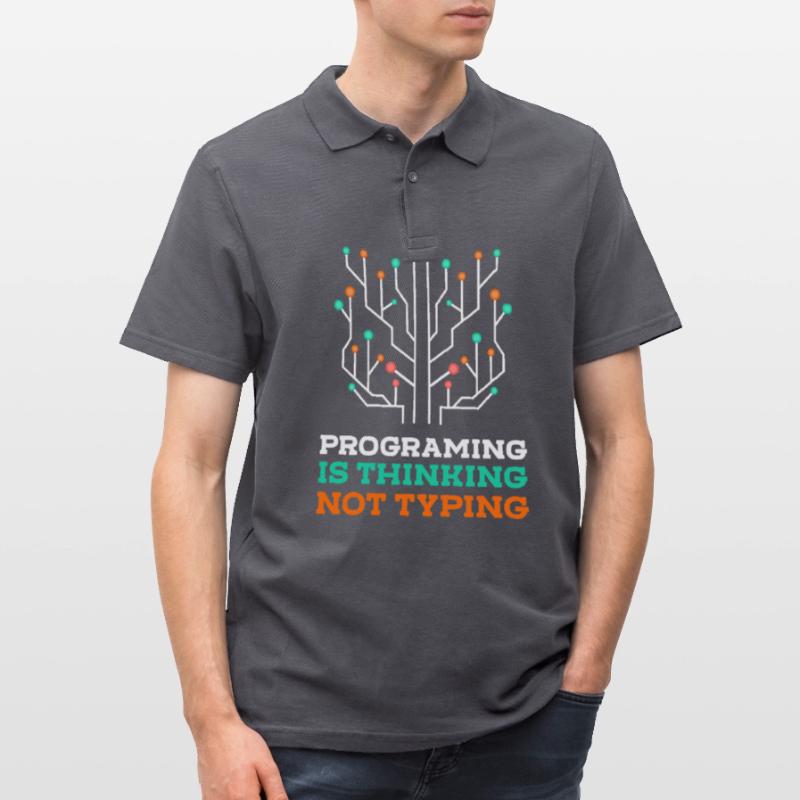 Programmierer Coder Nerd Männer Poloshirt