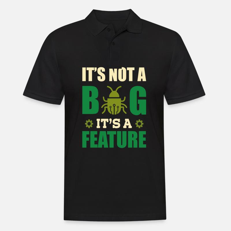 Informatiker Programmierer - Männer Poloshirt - Schwarz