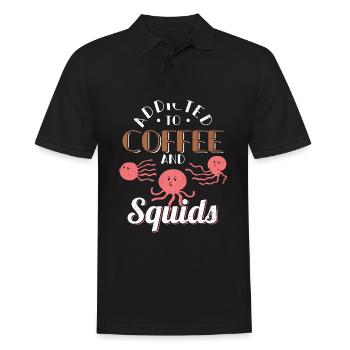 Octopus Octopus - Men's Polo Shirt - black - Front - Kai (181cm)
