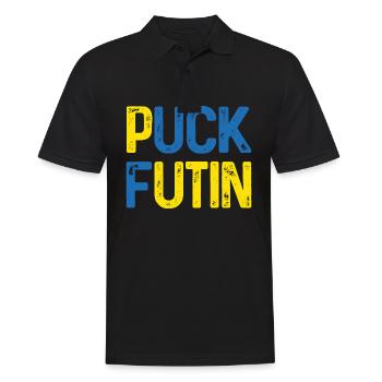 Puck Futin - Männer Poloshirt - Schwarz - Vorne - Kai (181cm)