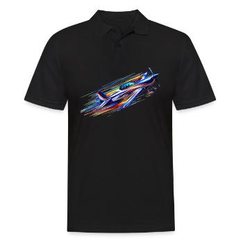 Avion de voltige - Polo Homme - noir - Devant - Kai (181cm)