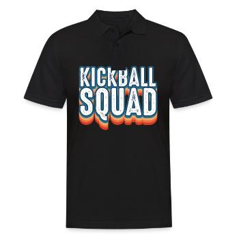 Kickball Squad Aire de jeux Sports Kick Ball - Polo Homme - noir - Devant - Kai (181cm)