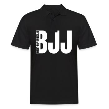 Signe brésilien de Jiu-Jitsu BJJ - Polo Homme - noir - Devant - Kai (181cm)