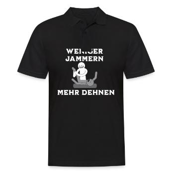 Physio Humor Massage Beruf Therapie Spruch - Männer Poloshirt - Schwarz - Vorne - Kai (181cm)