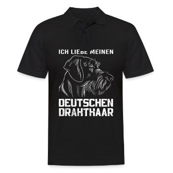Hund Hundebesitzer - Männer Poloshirt - Schwarz - Vorne - Kai (181cm)