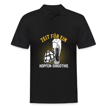Hopfen Schmoothie Bier Kneipen Fans Geschenk Biert - Männer Poloshirt - Schwarz - Vorne - Kai (181cm)