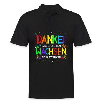 Kindergärtner Kita Kiga Kindergarten Geschenk Kind - Männer Poloshirt - Schwarz - Vorne - Kai (181cm)