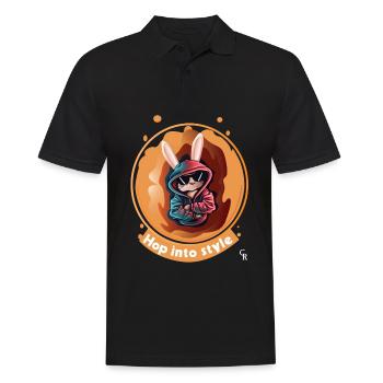 Rabbit Bunny Bunny Lunettes de soleil drôles - Polo Homme - noir - Devant - Kai (181cm)