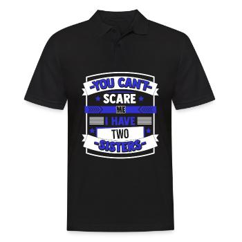 Not Scared Father's Mother's day Gift Sibling Fami - Männer Poloshirt - Schwarz - Vorne - Kai (181cm)