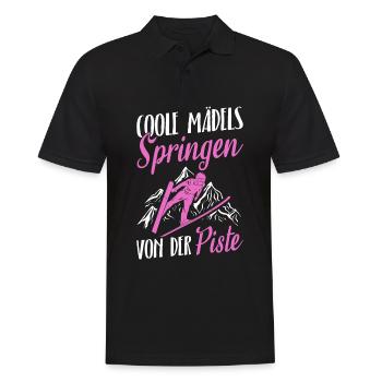 Cool filles sautant des pistes Ski Flying Ski - Polo Homme - noir - Devant - Kai (181cm)