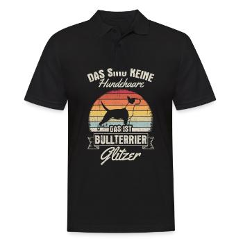 Bull Terrier Dog Walk Dog Fan Dog Owner Dog Dog - Men's Polo Shirt - black - Front - Kai (181cm)