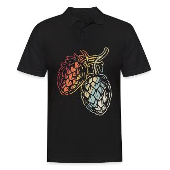 Vintage Beer Beer Drinking Beer Fun Beer Pong Drinking - Men's Polo Shirt - black - Front - Kai (181cm)