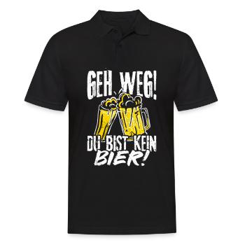 Beer Drinking Beer Fun Pub Hops Drinking Drinking - Men's Polo Shirt - black - Front - Kai (181cm)