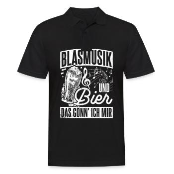 Biertrinken Bier Fun Kneipe Saufen Party Bier Musi - Männer Poloshirt - Schwarz - Vorne - Kai (181cm)