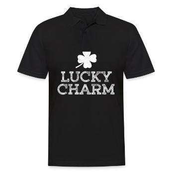 Lucky charm St. Patrick's day - Männer Poloshirt - Schwarz - Vorne - Kai (181cm)