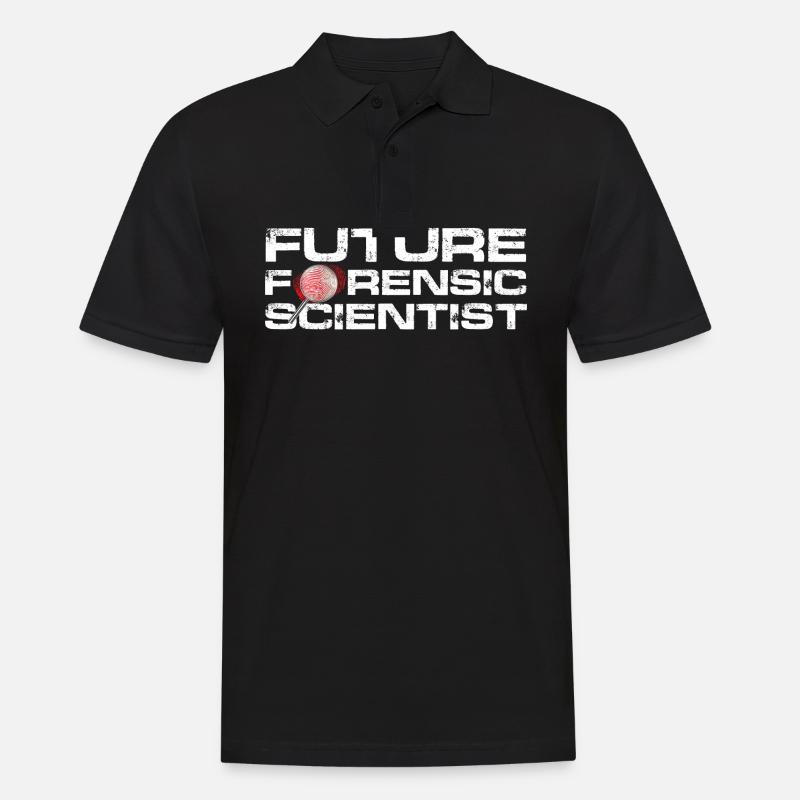 Future Forensic scientist - Men's Polo Shirt - black