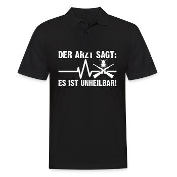 Wildschweinjäger Wildschweinjagd Keilerjagd Jäger - Männer Poloshirt - Schwarz - Vorne - Kai (181cm)