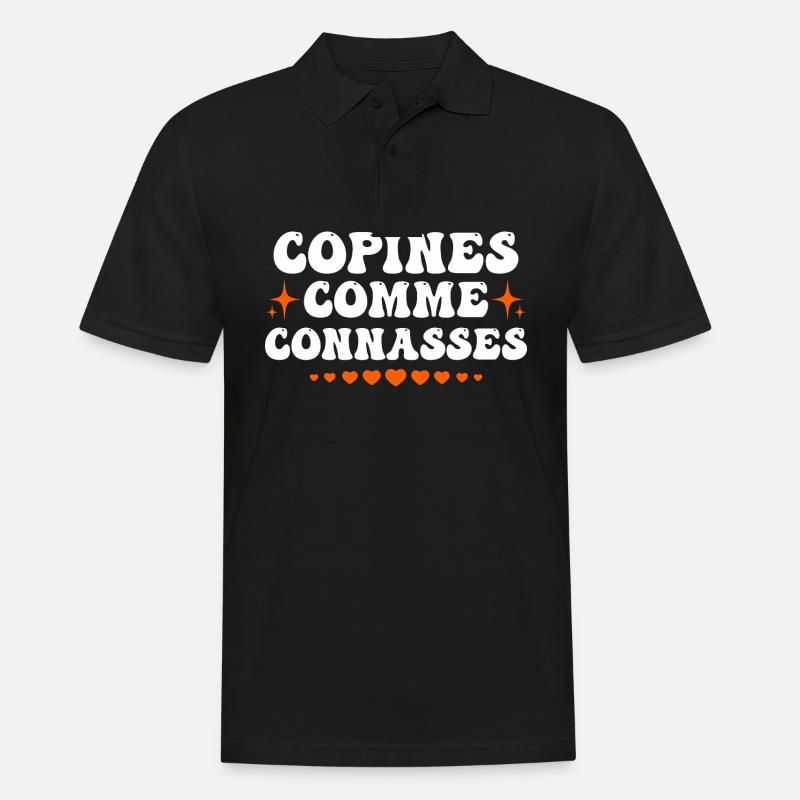 Freundinnen als - Männer Poloshirt - Schwarz