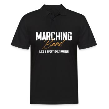 La fanfare comme un sport, mais plus difficile - Polo Homme - noir - Devant - Kai (181cm)
