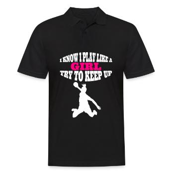 Handball féminin handball femmes handball filles - Polo Homme - noir - Devant - Kai (181cm)