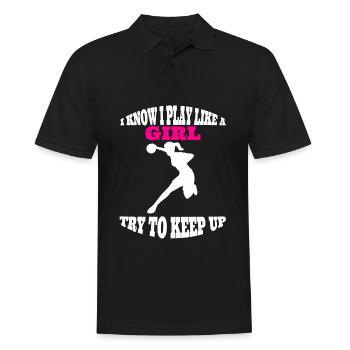 Handball femmes handball filles handball féminin - Polo Homme - noir - Devant - Kai (181cm)