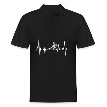 Volleyball Battement de coeur Volleyballball de volley-ball - Polo Homme - noir - Devant - Kai (181cm)