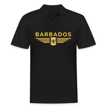 T-Shirt de la Barbade : Pure sensation des Caraïbes - Polo Homme - noir - Devant - Kai (181cm)