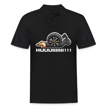 Turbocharger escargot Huuiiii - Polo Homme - noir - Devant - Kai (181cm)