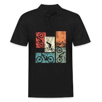 Ebike Cyclisme Retro E Vélo Vélo Batterie Vélo - Polo Homme - noir - Devant - Kai (181cm)