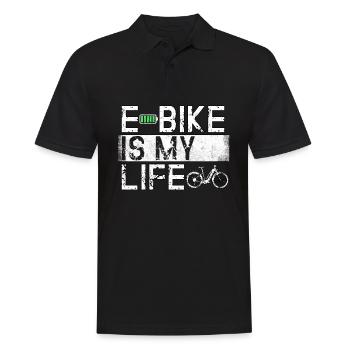 Ebike Cyclisme Retro E vélo vélo batterie vélo - Polo Homme - noir - Devant - Kai (181cm)
