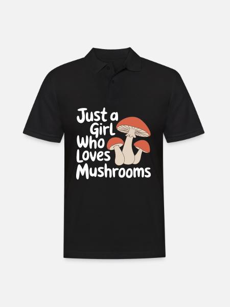 Champignons Champignons Champignon Champignon - Polo Homme - noir