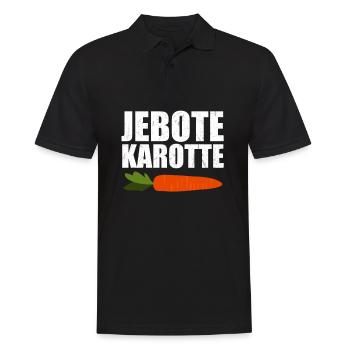 Jebote Karotte Jugo Balkan Kroatien Jugoslawien - Männer Poloshirt - Schwarz - Vorne - Kai (181cm)