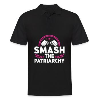 briser le féminisme du patriarcat en disant féminisme - Polo Homme - noir - Devant - Kai (181cm)