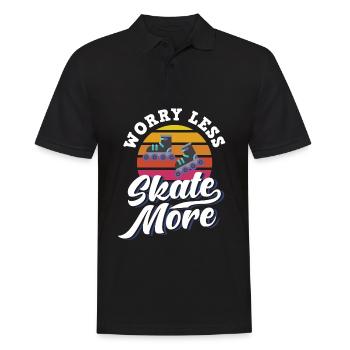 Fille en ligne patins à roulettes patinage à roulettes - Polo Homme - noir - Devant - Kai (181cm)
