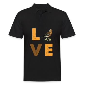 Finken Vogelbesitzer Vogel Haustier Vögel Finke - Männer Poloshirt - Schwarz - Vorne - Kai (181cm)