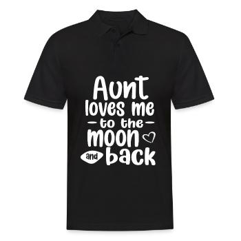 tante bébé bébé mignon - Polo Homme - noir - Devant - Kai (181cm)