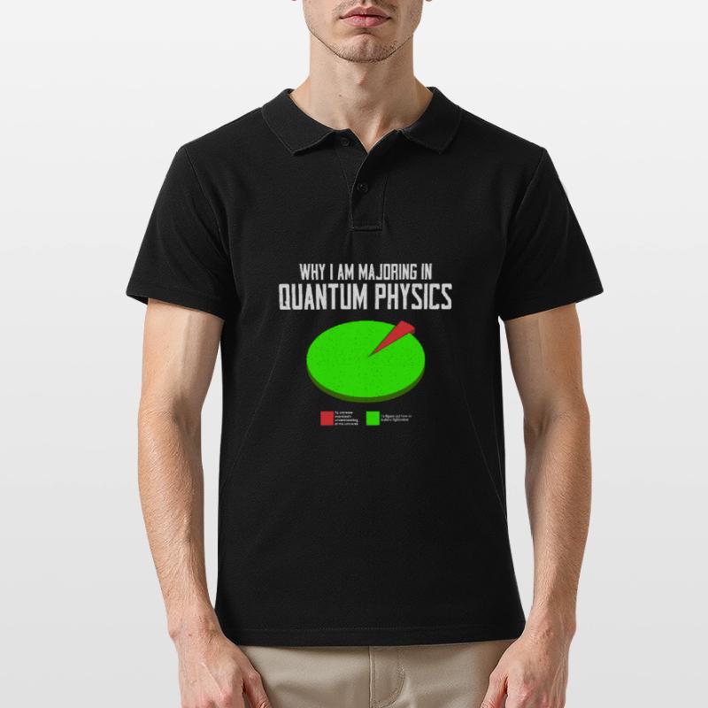 Quantum Physics Physics Physicist science quantum Men's Polo Shirt