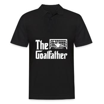 Waterpolo Schwimmen Wassersport Wasserball Trainer - Männer Poloshirt - Schwarz - Vorne - Kai (181cm)
