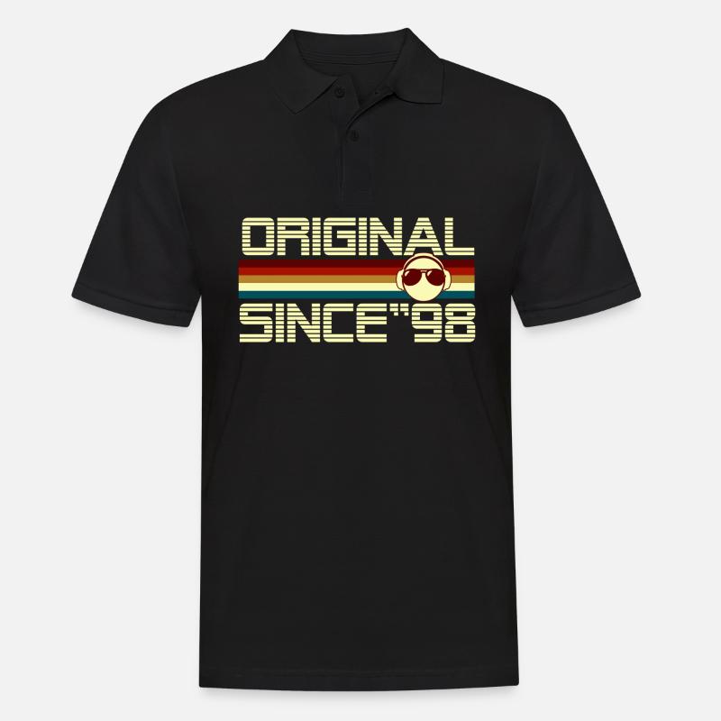 Seit 98 - Männer Poloshirt - Schwarz