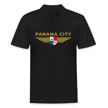 Conception de t-shirt Panama City - Polo Homme - noir - Devant - Kai (181cm)