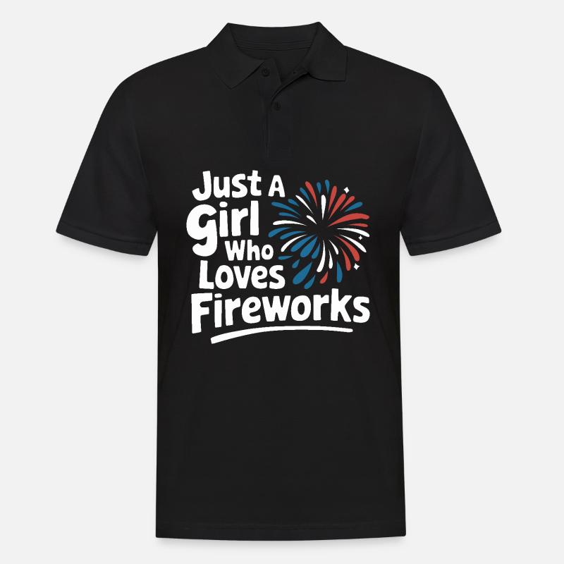 Pyrotechnie Feux d’artifice Pyrotechnie - Polo Homme - noir