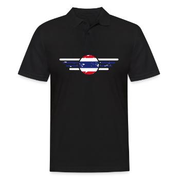 Ich liebe Thailand, Eleganz Stil Design T-Shirt - Männer Poloshirt - Schwarz - Vorne - Kai (181cm)