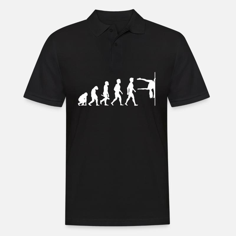 Evolution Poledance Pole Dancing Danse - Polo Homme - noir