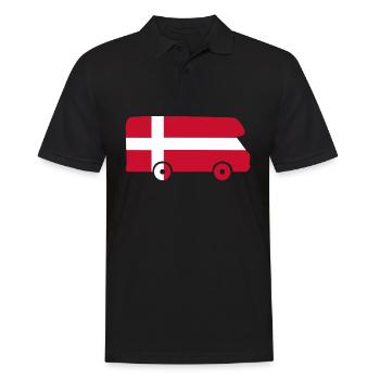Camper Danemark Voyage Vacances Camper Autocollant - Polo Homme - noir - Devant - Kai (181cm)