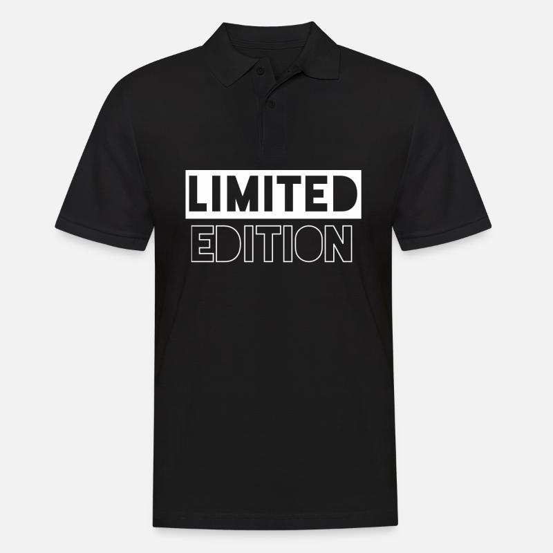 Limited Edition - Männer Poloshirt - Schwarz