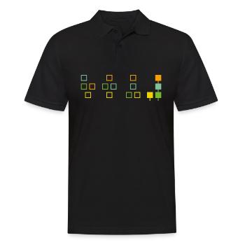 Synthétiseur musicien de musique keyboard - Polo Homme - noir - Devant - Kai (181cm)