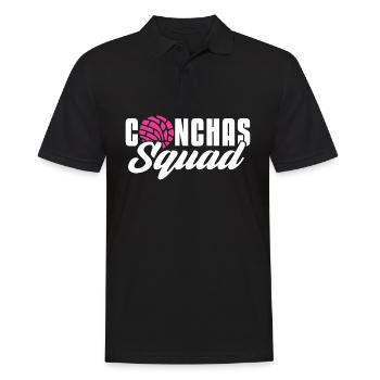 conchas squad Design pour un passionné de mexicain - Polo Homme - noir - Devant - Kai (181cm)